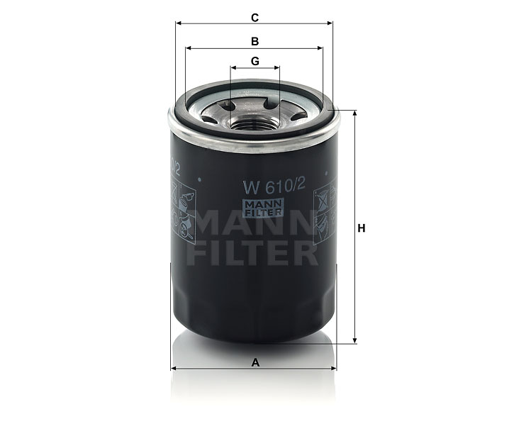 Filtr oleju  W 610/2 do HELI CPCD 30 N-RW 1