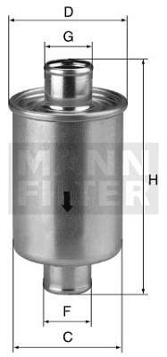 Filtr hydrauliczny  W 76/1 do RENAULT DIONIS 130