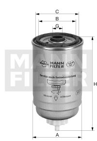 Filtr paliwa  WK 832 