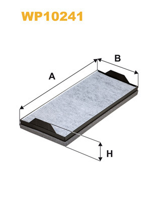 Filtr kabiny  WP10241 do MERCEDES AXOR 3243 BLUE TEC 4+5