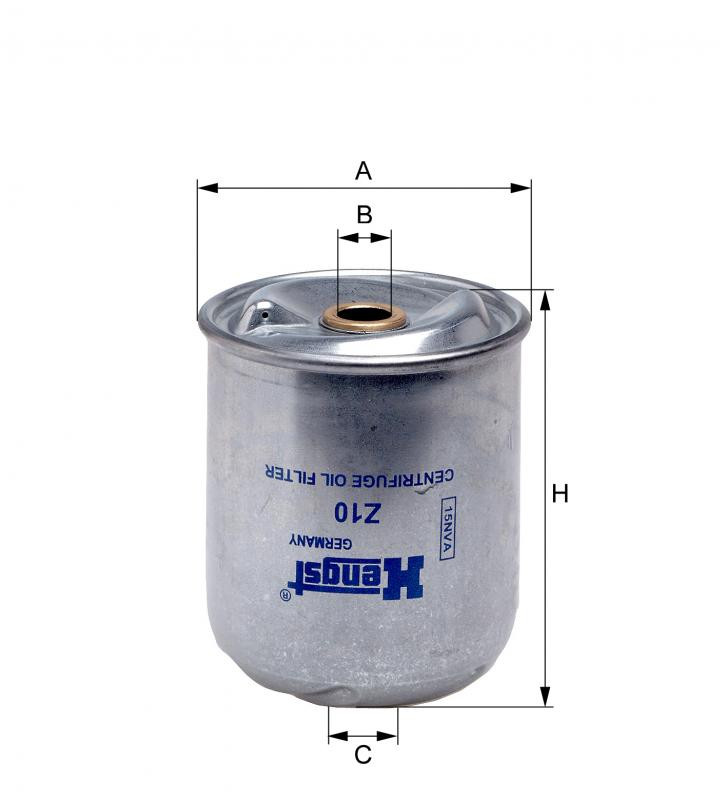 Filtr oleju  Z10D64 do RENAULT VI AE 430 MAGNUM