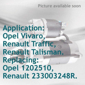 Rozrusznik  do Nissan, Opel, Renault, Vauxhall Renault Trafic