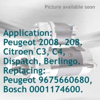 Rozrusznik  do Citroen, DS, Opel, Peugeot, Vauxhall Peugeot 2008