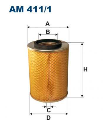Filtr powietrza AM411/1