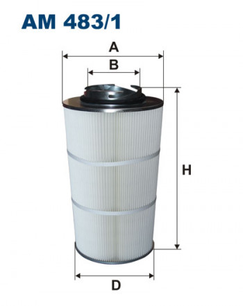 Filtr powietrza AM483/1