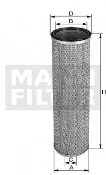 Wkład wtórny filtra powietrza CF15158