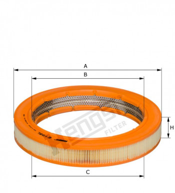 Filtr powietrza E198L