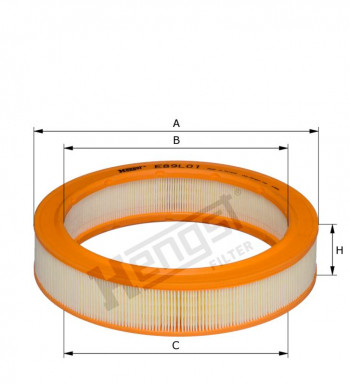 Filtr powietrza E89L01