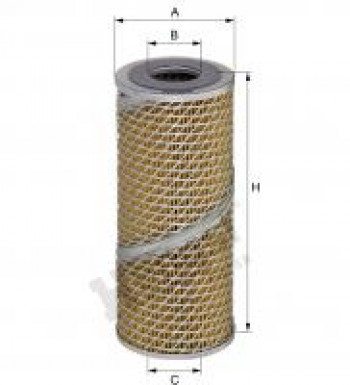 Filtr hydrauliczny  KOMATSU D 60 PL