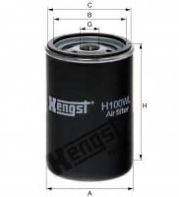 Filtr powietrza H100WL