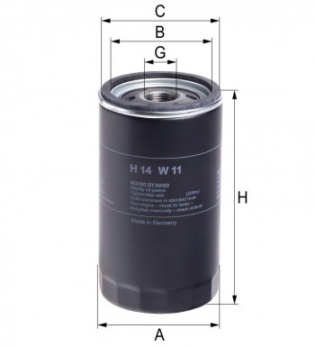 Filtr oleju H14W11