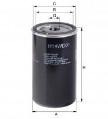Filtr hydrauliczny H14WD01