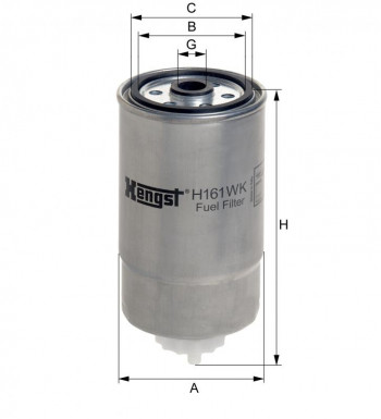 Filtr hydrauliczny H161WK