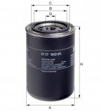 Filtr hydrauliczny H17WD01