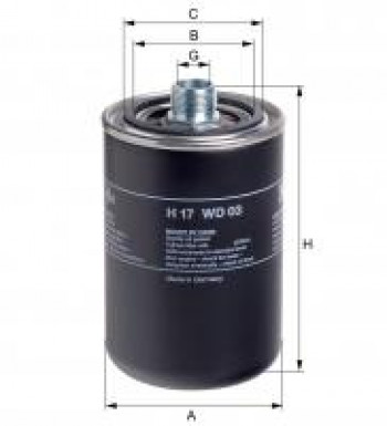 Filtr hydrauliczny H17WD03