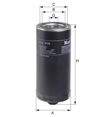 Filtr hydrauliczny H18W04