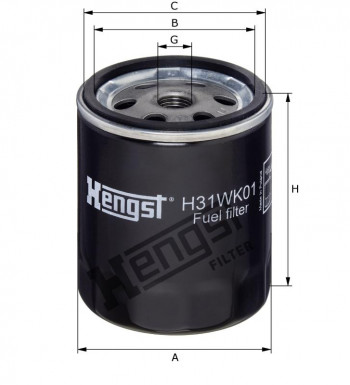 Filtr paliwa H31WK01