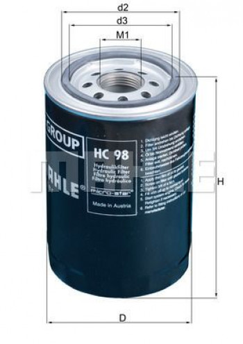 Filtr hydrauliczny HC98