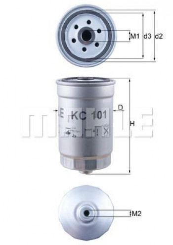 Filtr paliwa KC101