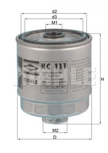 Filtr paliwa KC111