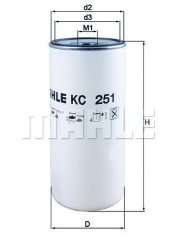 Filtr paliwa KC251