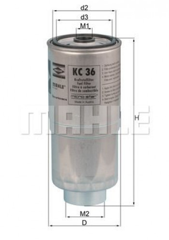 Filtr paliwa KC36