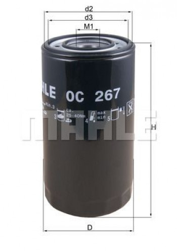 Filtr oleju OC267