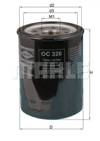 Filtr oleju OC326