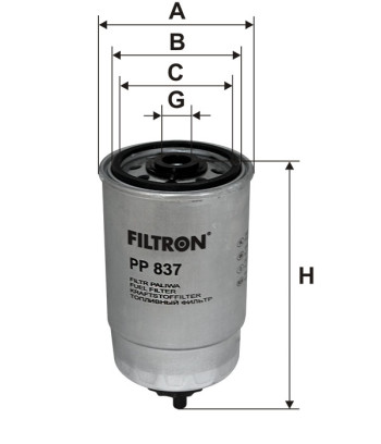 Filtr paliwa PP837
