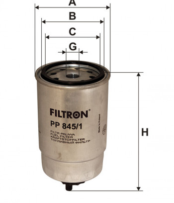 Filtr paliwa PP845/1
