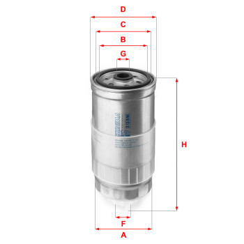 Filtr paliwa S1379NR