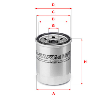 Filtr oleju S3261R