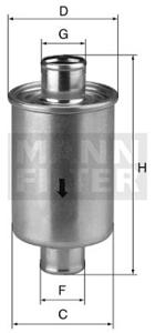 Filtr hydrauliczny  JOHN DEERE 5510 N