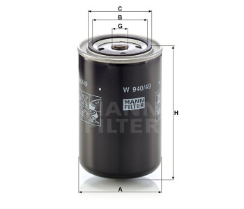 Filtr oleju  DEUTZ 4.90 AGROTRON MK I/II