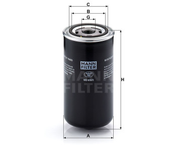 Filtr hydrauliczny  JOHN DEERE 2850