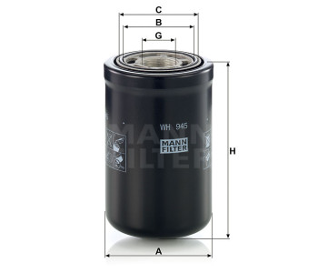 Filtr hydrauliczny  MERLO ROTO 40.18 EVS