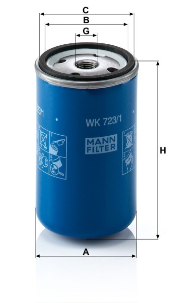 Filtr paliwa WK723/1