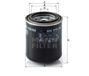 Filtr paliwa  MITSUBISHI VU/LT/LW CANTER 60  3,3 D