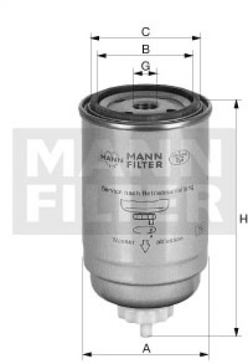 Filtr paliwa  KOMATSU PW 160-7H