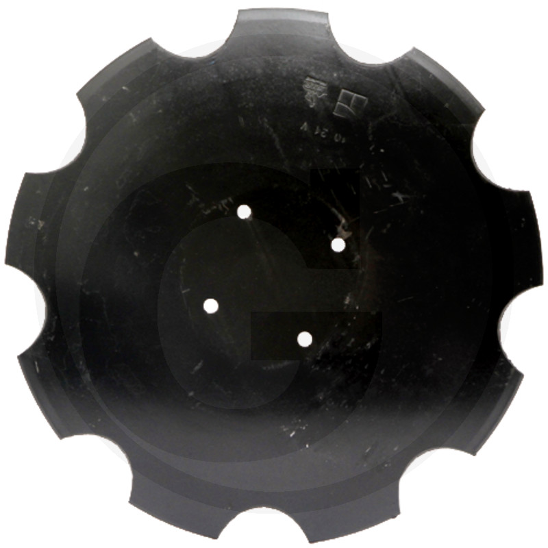Talerz brony talerzowej uzębiony, 460 x 4 mm, koło otworów-Ø 120 mm 18031-0587 